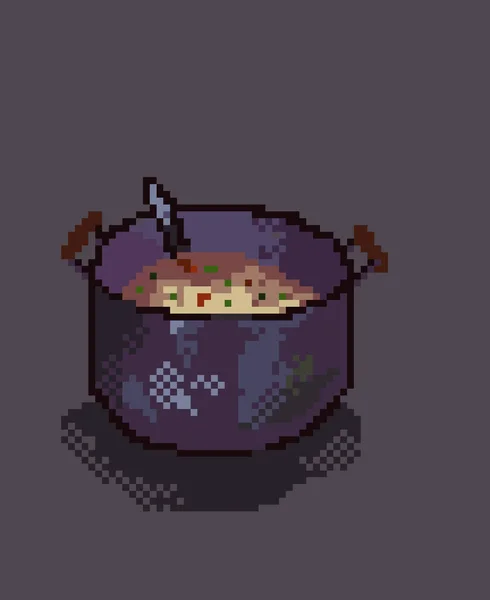 Çorba ile güveç. Pixel Art