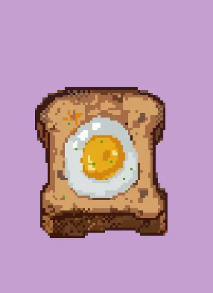 Sandwich Pixel Art — Vector de stoc