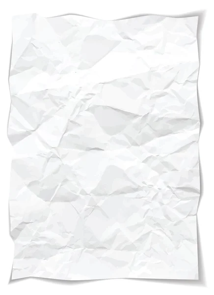 Livro branco enrugado enrugado — Fotografia de Stock