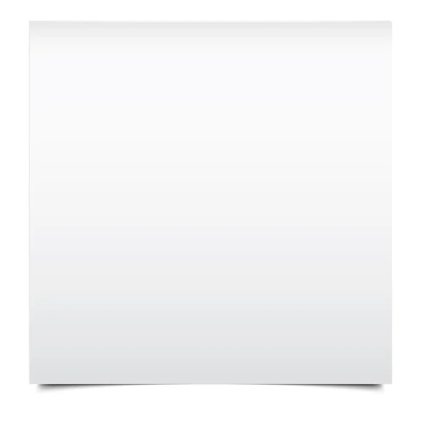 Beyaz kare post it not kağıdı, üzerinde beyaz izole