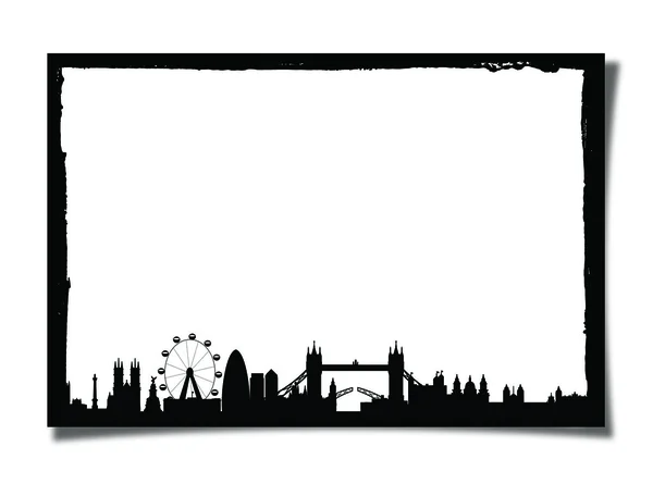 Londra 'nın ünlü binalarının silueti