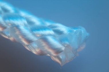 Bir çamaşır ipinin makro resim lifleri