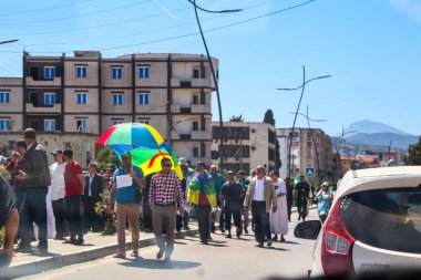 Cezayir, Cezayir 'den Annaba' ya, Akdeniz boyunca.,