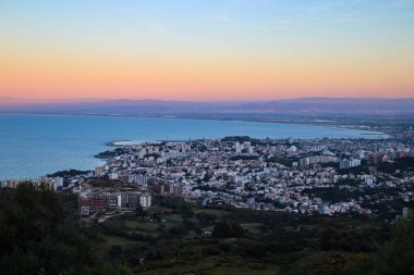 Cezayir, Cezayir 'den Annaba' ya, Akdeniz boyunca.,