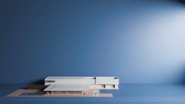 Mimarinin 3D tasarımı.