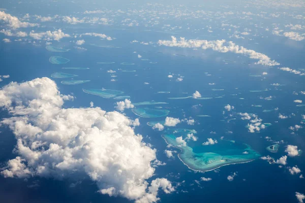 Мальдивские Острова Облака Воздуха — стоковое фото