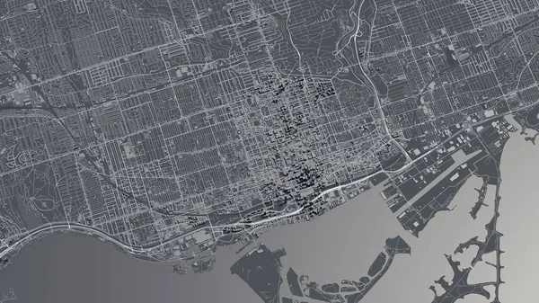 Torontói Térkép Illusztráció — Stock Fotó