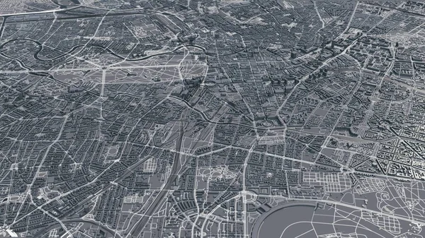Berlin Map Illustration — Stockfoto