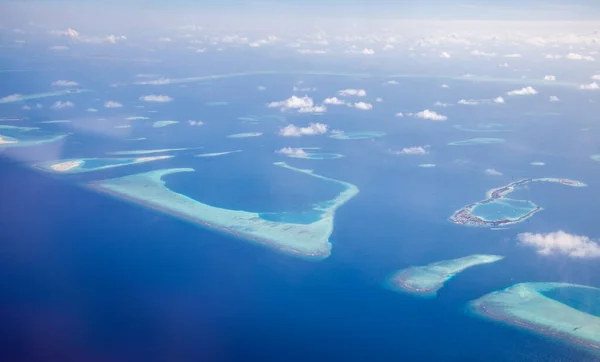 Мальдивские Острова Облака Воздуха — стоковое фото