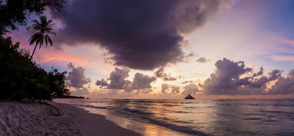 Vakker Solnedgang Havet Bakgrunn – stockfoto