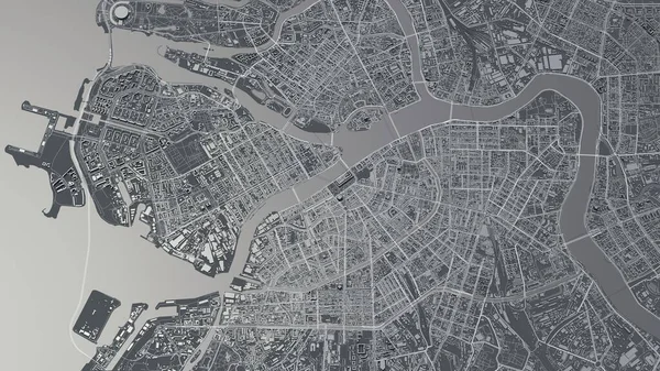 Petersburg Map Illustration — Stock Photo, Image