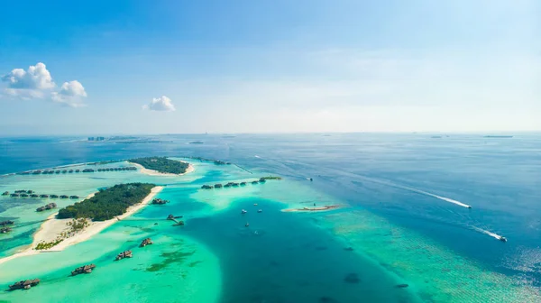 Flying Paradise Resorts Ocean Water Villas stockfoto
