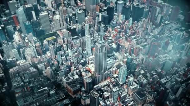 Digital Abstract New York New York Stati Uniti America — Video Stock