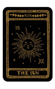 Tarot kartı. Binbaşı Arcana.