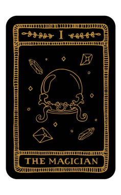 Tarot kartı. Binbaşı Arcana.