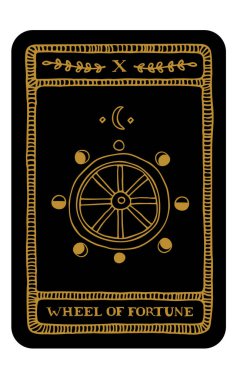 Tarot kartı. Binbaşı Arcana.