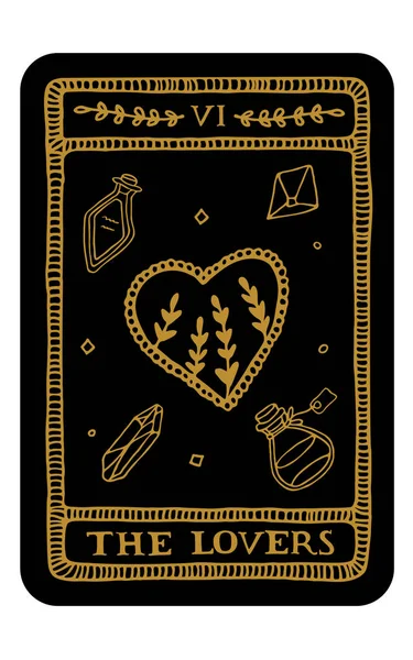 Carta del Tarot. Mayor Arcana — Vector de stock