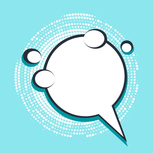 Komik konuşma balonları yarı ton gölgeler. Arka plan üzerinde izole vektör çizim eps 10.