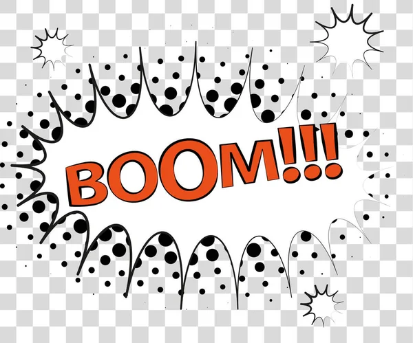 Komik konuşma balonları yarı ton gölgeler. Arka plan üzerinde izole vektör çizim eps 10.