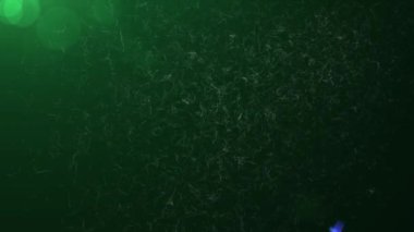 Video arka plan neşeli Noel ve mutlu yeni yıl içinde modern ve teknolojik yorum. Yazıt çok farklı noktaları ve çizgileri uzayda üzerinden toplanır. Ekranın üst at uçar tarafından bir