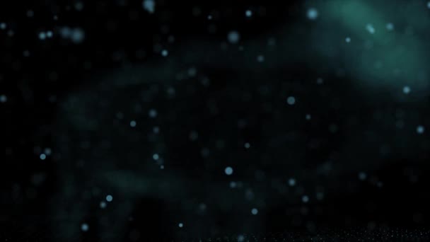 Рождественский праздничный олень светящихся точек. Компьютерная иллюстрация в ультрасовременном свете . — стоковое видео