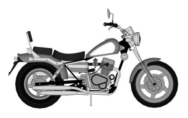 Küçük bir helikopter bir klasiktir. Siyah ve beyaz vektör çizim dağılımı satırlarla.