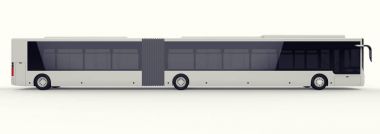 Büyük bir otobüs acele saat veya insanların ulaşım sırasında büyük yolcu kapasitesi için ek bir uzatılmış bölümü ile yoğun alanları doldurulur. Görüntü ve INsc yerleştirmek için model şablonu