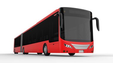 Büyük bir otobüs acele saat veya insanların ulaşım sırasında büyük yolcu kapasitesi için ek bir uzatılmış bölümü ile yoğun alanları doldurulur. Görüntü ve INsc yerleştirmek için model şablonu