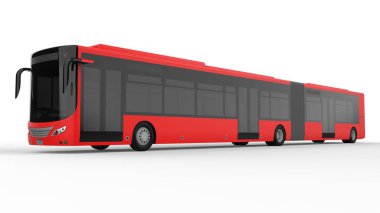 Büyük bir otobüs acele saat veya insanların ulaşım sırasında büyük yolcu kapasitesi için ek bir uzatılmış bölümü ile yoğun alanları doldurulur. Görüntü ve INsc yerleştirmek için model şablonu