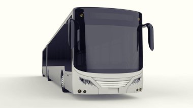 Büyük bir otobüs acele saat veya insanların ulaşım sırasında büyük yolcu kapasitesi için ek bir uzatılmış bölümü ile yoğun alanları doldurulur. Görüntü ve INsc yerleştirmek için model şablonu