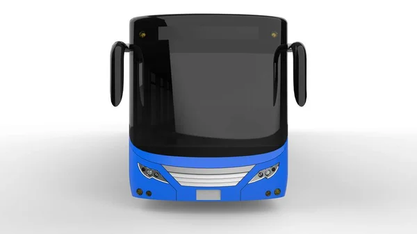 Большой городской автобус с дополнительной удлиненной частью для больших пассажирских мощностей в час пик или перевозки людей в густонаселенных районах. Модель искушает размещать свои изображения и видео. — стоковое фото