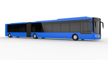 Büyük bir otobüs acele saat veya insanların ulaşım sırasında büyük yolcu kapasitesi için ek bir uzatılmış bölümü ile yoğun alanları doldurulur. Görüntü ve INsc yerleştirmek için model şablonu