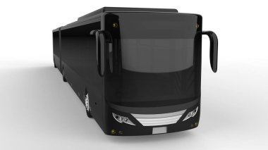 Büyük bir otobüs acele saat veya insanların ulaşım sırasında büyük yolcu kapasitesi için ek bir uzatılmış bölümü ile yoğun alanları doldurulur. Görüntü ve INsc yerleştirmek için model şablonu