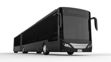 Büyük bir otobüs acele saat veya insanların ulaşım sırasında büyük yolcu kapasitesi için ek bir uzatılmış bölümü ile yoğun alanları doldurulur. Görüntü ve INsc yerleştirmek için model şablonu