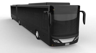 Büyük bir otobüs acele saat veya insanların ulaşım sırasında büyük yolcu kapasitesi için ek bir uzatılmış bölümü ile yoğun alanları doldurulur. Görüntü ve INsc yerleştirmek için model şablonu