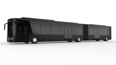 Büyük bir otobüs acele saat veya insanların ulaşım sırasında büyük yolcu kapasitesi için ek bir uzatılmış bölümü ile yoğun alanları doldurulur. Görüntü ve INsc yerleştirmek için model şablonu