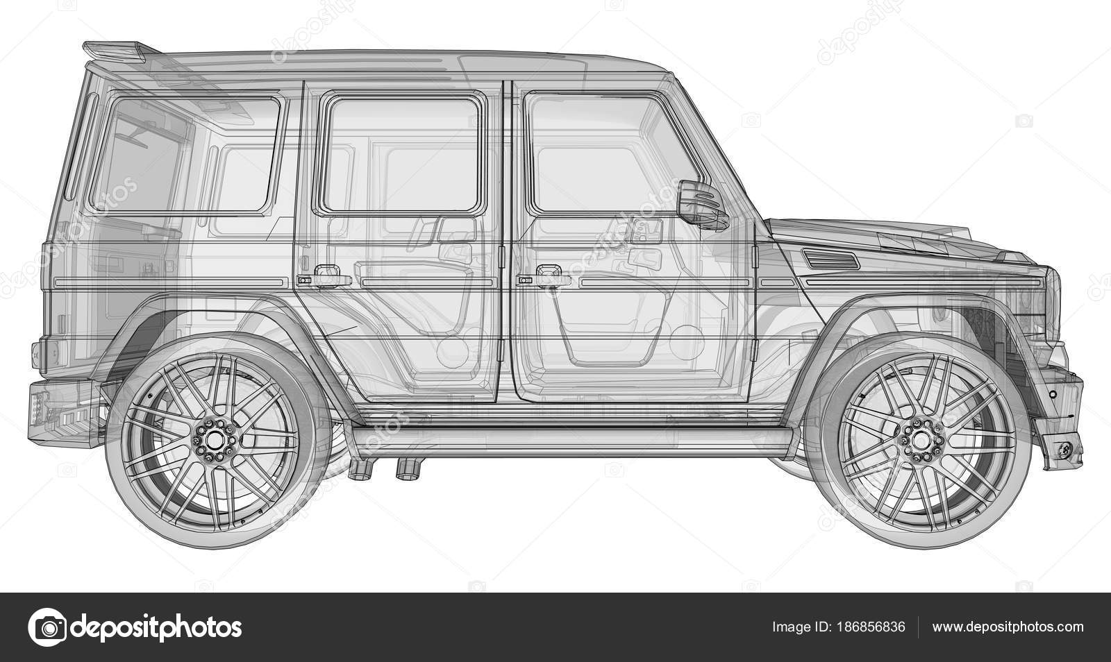 Raster Three Dimensional Illustration Of The Car Mercedes Benz G Class Tuning Version Of The Car From The Studio Brabus With Increased Power And Aggressive Sports Design 3d Rendering Stock Editorial Photo C Vladimir Hapaev