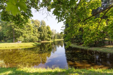 Eski şehirlerin parklarında güzel manzaralar