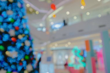 Noel arkaplanı, parıltılı bokeh parlak ışık süslemesi 