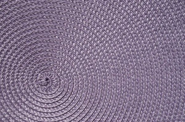 Violet rattan woven mat closeup — Stock Photo, Image