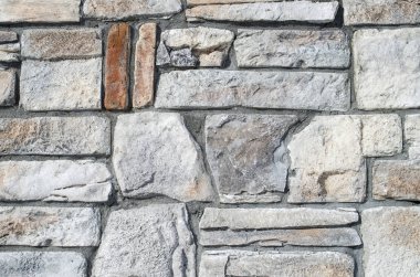 Yeni renkli taş duvar portre  