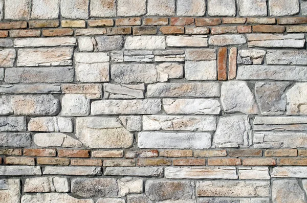 Nové detailní barevné kamenné zdi — Stock fotografie