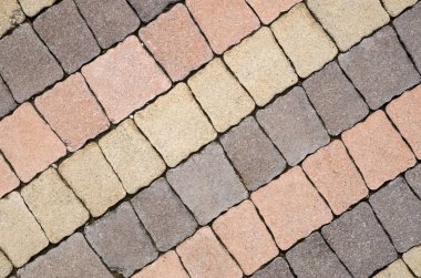 Renkli veranda kaldırım yükleme