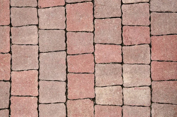 Instalação de pavimento colorido pátio — Fotografia de Stock