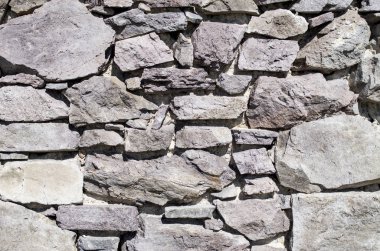 Eski taş duvar closeup güneşli gün
