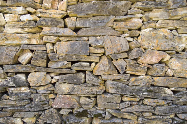 Stary kamienny mur zbliżenie — Zdjęcie stockowe