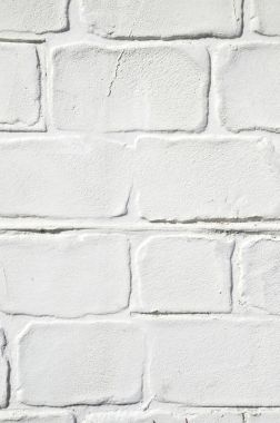 Tuğla duvar taklit dekoratif beyaz sıva 