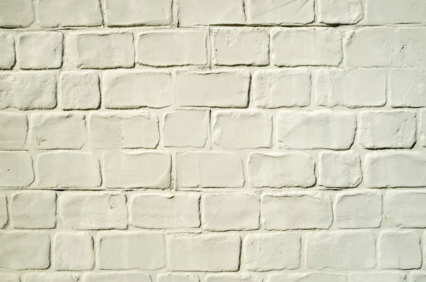 Ozdobne stiuki żółty, naśladując mur z cegły — Zdjęcie stockowe