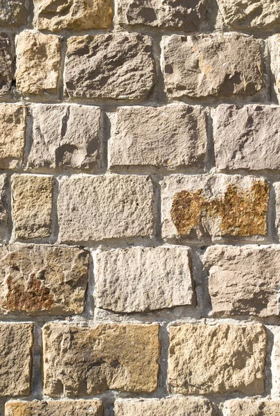 Eski taş duvar closeup güneşte