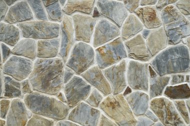 Bir duvar portre renkli taşları